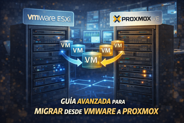 Guía avanzada para migrar desde VMware a Proxmox